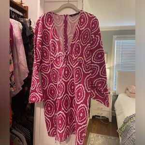 Zara Deep V Dress